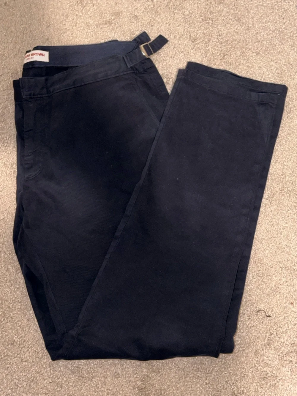 Navy Men’s Cotton Trousers